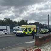 Emergency services are at the scene in Askern.