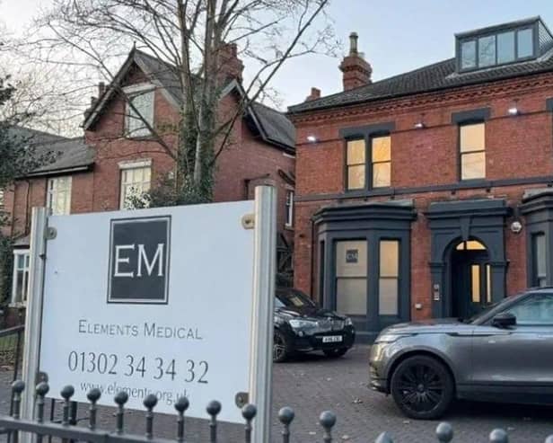 Police and fire crews are investigating an arson attack on Elements Medical.