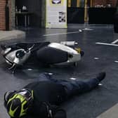 Would you know what to do after a motorbike collision?