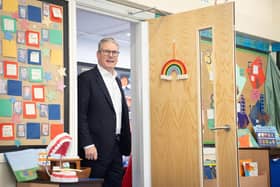 Fewer children in Doncaster got into their first-choice school this year, new figures show. Labour Party leader Sir Keir Starmer is pictured during a visit to a primary school in Eston, Middlesbrough, recently.