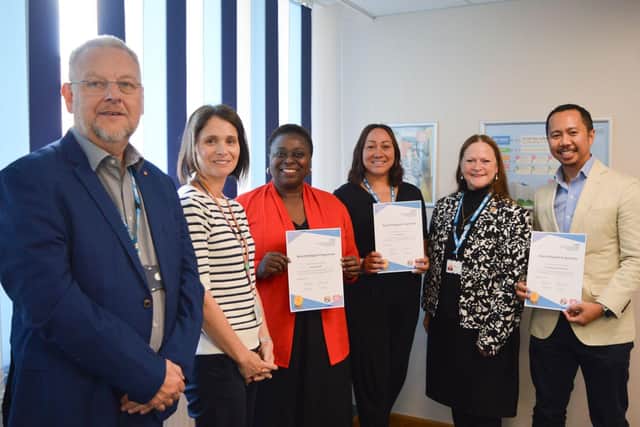 Previous Board Development Delegate Programme cohort pictured with Chief Executive and Chief People Officer and Chair of the Board.