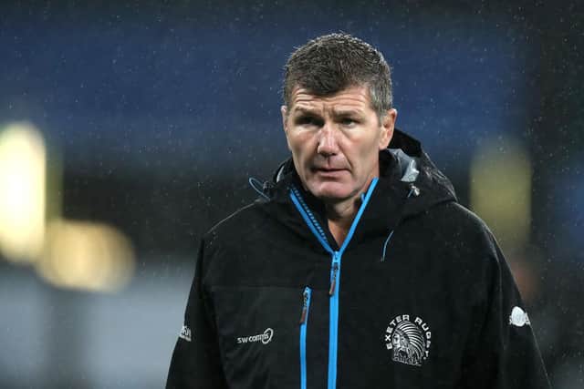 Rob Baxter, Exeter Chiefs director of rugby. Photo by David Rogers/Getty Images
