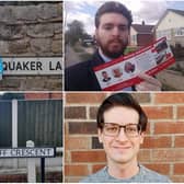 Young candidates for the Doncaster council elections on May 6. (Clockwise from top left) Olivia Essem, Harry Fisher, Rob Dennis, Joe George.