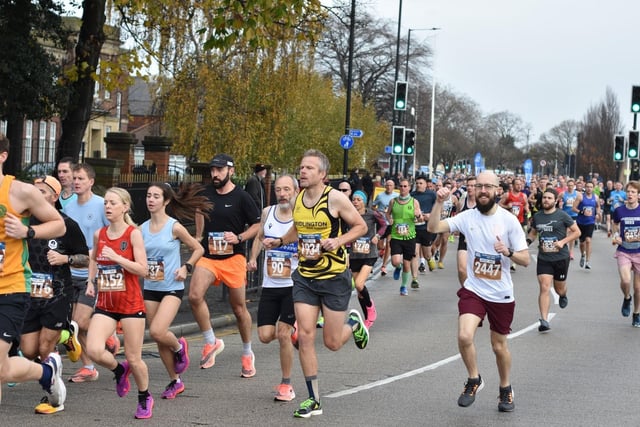 More than 2,000 people took part in the Doncaster City 10K run on Sunday.