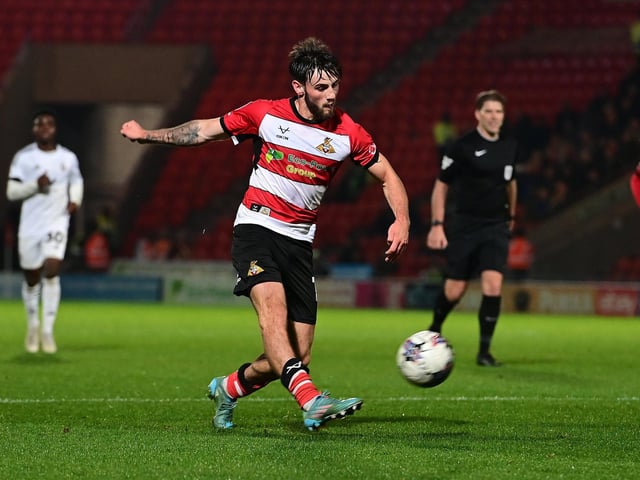 Once again Doncaster's best player in the first half, when he produced some excellent crosses into the box.