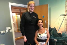 Naomi Lovell, 22, with Rachel Newham, 48 (4ft, 10in). See SWNS story SWOCgiant. A 6ft 7ins woman who was bullied throughout school because of her height has had the last laugh after being scouted as a MODEL. Naomi Lovell, 22, receives unwanted sexual attention on social media because of her striking stature, but is 'thrilled' to finally be channelling her physicality into something positive. From a young age, Naomi - who was already towering over her peers at 6ft 2in aged just 13 - has even had to get used to strangers staring and tapping her legs to 'check if she is on stilts'. She feels her height has stood in the way of her love life as 'society dictates that men are the taller in a couple' and she has never had a boyfriend. Her family, although taller slightly taller than average, are nowhere near her size: mum, Karen, 58, a retired midwife, is 5ft 7in, dad, Nigel, 51, a railway engineer, is 6ft 2in, with her sisters Bethan, 25, a student, is 5ft 10,  and Amanda, 28, a warehouse worker, is 5ft 9in. Cafe-worker Naomi, from Doncaster, Yorkshire, who also sports flaming red hair, said: ''I was bullied in school for my height.