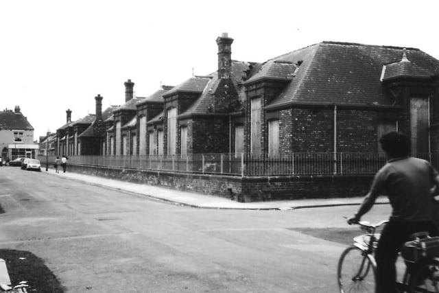 A 1982 view of Lynnfield School in Young Street looking west towards Murray Street. Photo: Hartlepool Library Service.