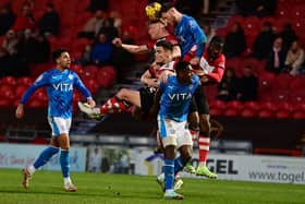 Doncaster had a torrid time of it against Stockport County. (Picture Howard Roe/AHPIX LTD)