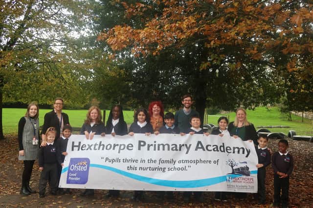 Hexthorpe primary academy celebrates good Ofsted.