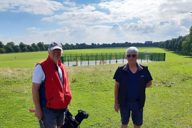 Jon Lyall and Alastair Lang are volunteers for Friends of Town Fields, a 110 acre beauty spot in the heart of Doncaster used by picnickers dog walkers and all kinds of sports.