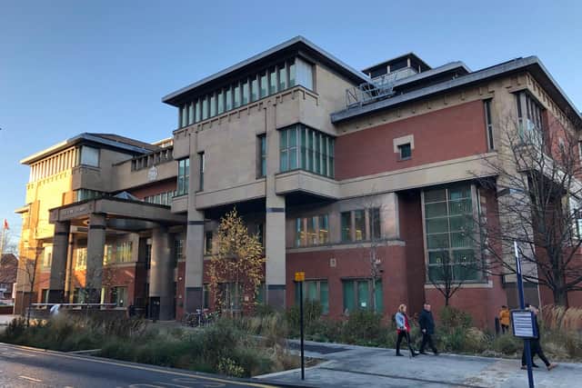Pictured is Sheffield Crown Court.