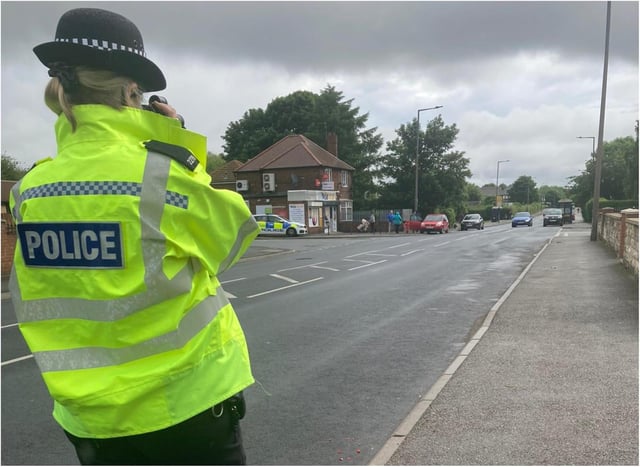 Police undertook a speeding clampdown in Conisbrough.