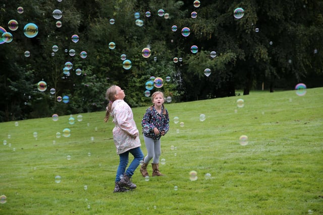 Given the score of 71, this area covers New Mills, Rowarth and Hayfield. Pictured is Bubblefest at New Mills.