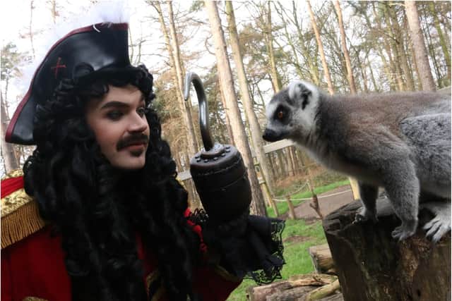 Peter Pan characters will be taking over Yorkshire WIldlife Park this weekend.