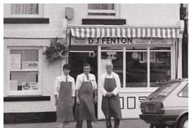 Carl on the left, his father David in the middle and Carl's grandfather on the right who helped in the shop for a period after retirement.