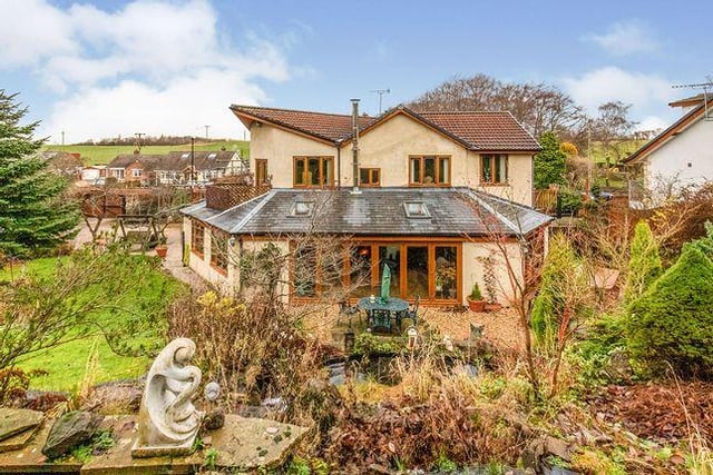 This four-bedroom detached house in Chapeltown has an asking price of £550,000 - its garden has a hot tub, waterfalls and ponds. (https://www.zoopla.co.uk/for-sale/details/57288084)