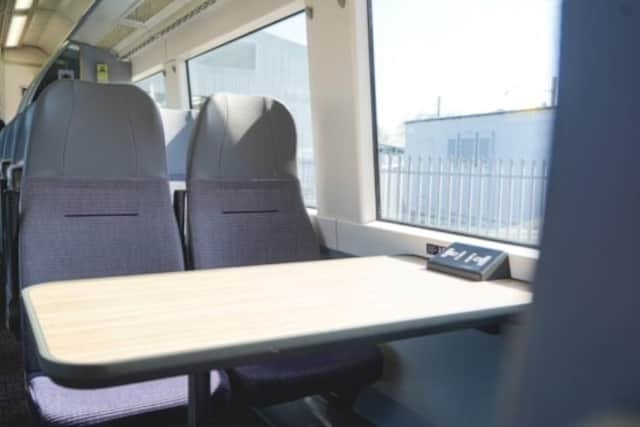 EMR unveils newly refurbished Class 170 train.