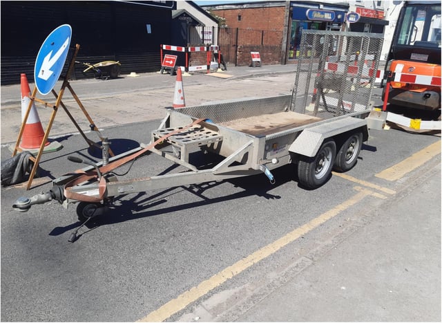 The trailer went missing in Stainforth for 12 minutes.