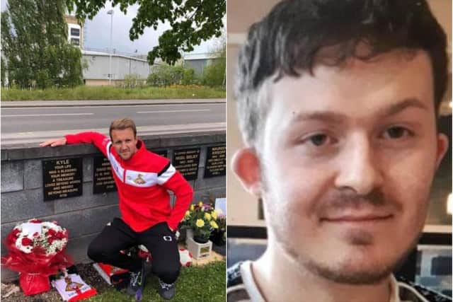 James Coppinger joined a family tribute to Kyle Binns.