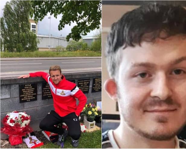 James Coppinger joined a family tribute to Kyle Binns.