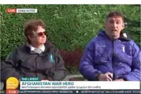 Ben Parkinson and mum Diane Dernie appeared on Good Morning Britain. (Photo: GMB).