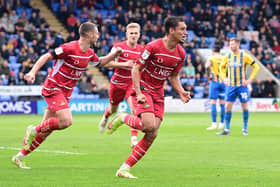 Kyle Knoyle celebrates his last gasp equaliser. Picture: Howard Roe/AHPIX LTD