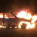 Firefighters were called to a car and a scooter fire over the weekend.