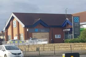 The Co-op store in Woodlands has been boarded up and sealed off by police.