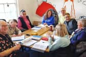 Learners taking part in a community course with Doncaster’s AFCL team.