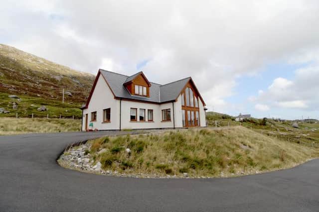 This new build house offers buyers a rare opportunity to secure a four bedroom house with seas views over West Loch Tarbert. The modern home boasts modern fixtures and fitting and is decorated naturally allowing the purchaser to put their stamp on it. Currently on sale for 375,000 GBP via Ken MacDonald & Co