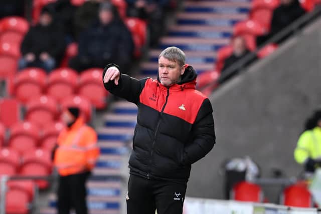 Doncaster Rovers manager Grant McCann. (Picture Howard Roe/AHPIX LTD).