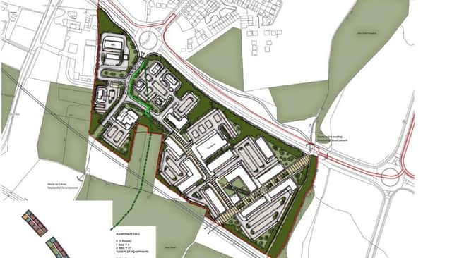 Plans for the new development near Doncaster Sheffield Airport