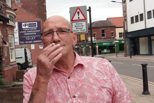 Smoking vox pop Glenn Dart