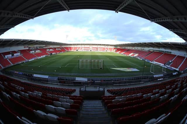 Doncaster Rovers' Eco-Power Stadium has a rating of 4.3 out of five for matchday experience, based on 2,534 reviews by fans on Google.