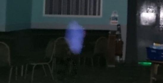 Spirit caught on photo forming up in stages. This is at stage three