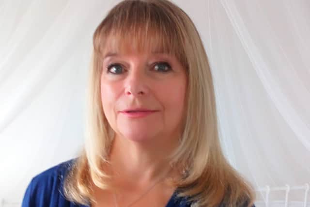 Landlady Christine Hindle who organised the day of action. Her house was devastated after it was used twice by cannabis producers.