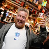England v Germany. Shaun Hawkins, pictured at the Salutation.