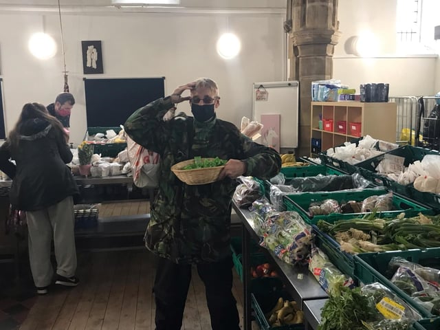 There's plenty of fresh veg