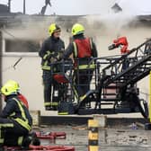 Fire at Highfield Miner's Welfare on South Street. Picture: Chris Etchells