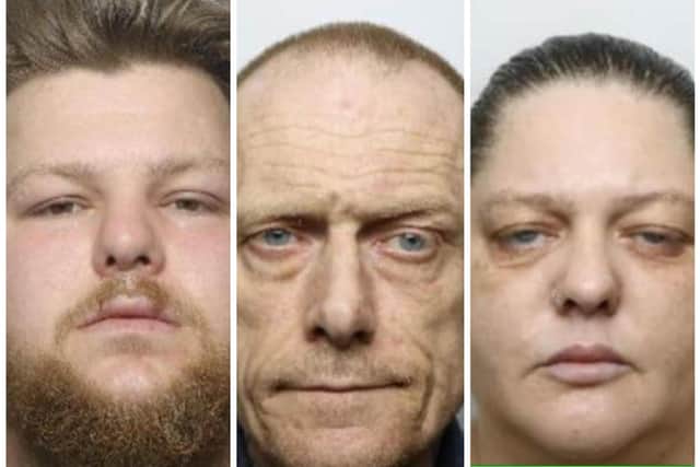 James Maughan, Sean Thompson and Lyanne King are among the criminals jailed in Doncaster in recent months.