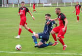 Action from Armthorpe Welfare’s draw at FC Humber United. Photo: Steve Pennock