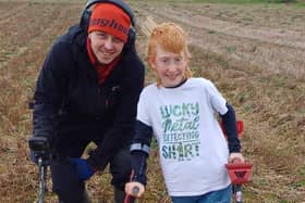 Finley returned to Doncaster to go metal detecting.