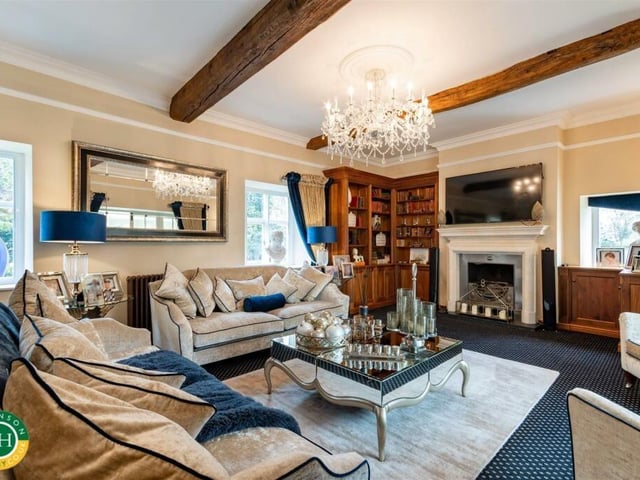 One of the four reception rooms.