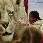 The Snow Lion will walk the malls of Frenchgate.