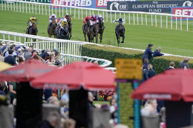 There's another busy day of racing at Doncaster this Friday. (Photo by Alan Crowhurst/Getty Images)