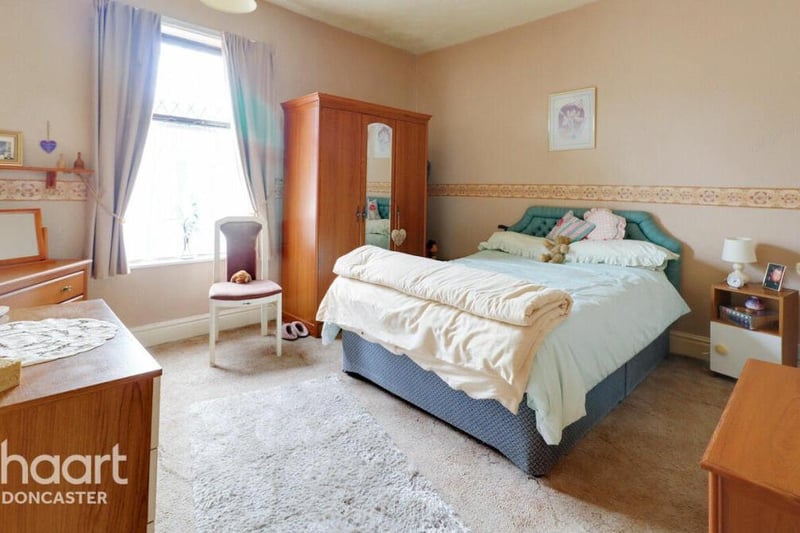 One of the property's spacious double bedrooms.