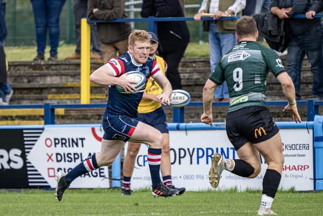 Doncaster Knights announced the re-signing of Zach Kerr for next season this week (Picture: John Ashton / Doncaster Knights)