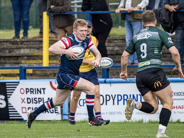 Doncaster Knights announced the re-signing of Zach Kerr for next season this week (Picture: John Ashton / Doncaster Knights)