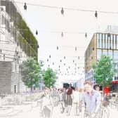 Doncasters Future High Streets Bid Waterdale Streetscape