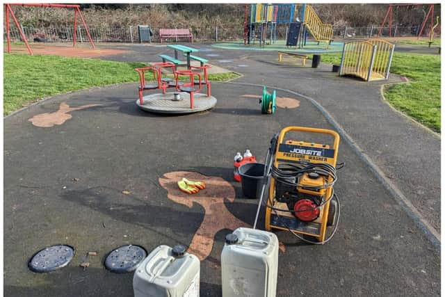 Clay Lane park has been transformed by Daniel Barwell.